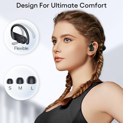 Tagry X88 Wireless Earbuds Bluetooth 5.4 Headphones 80Hrs Playtime Led Display Ipx7 Waterproof Sport Ear Buds thumb #3