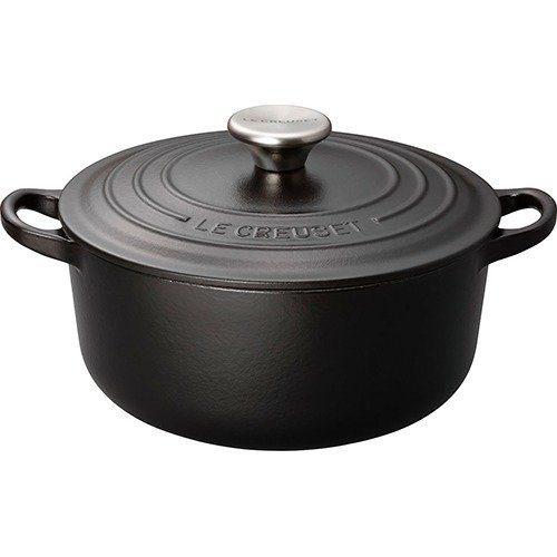 Amazon | ル・クルーゼ ココット・ロンド マットブラック 20cm 2101-20