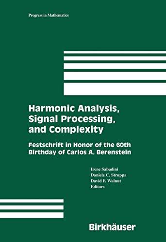 Harmonic Analysis, Signal Processing, And Complexity view 2