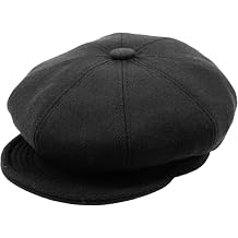 Epoch hats company Men's Wool Spitfire Cap L/XL, Black