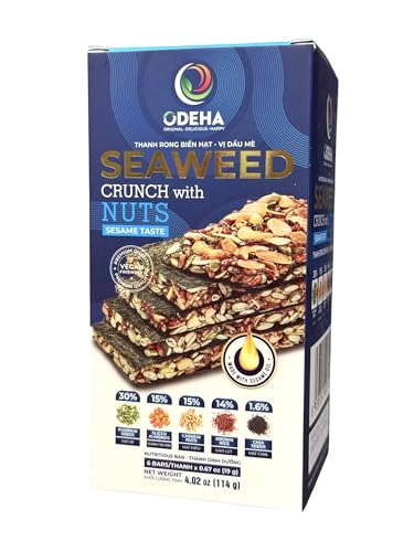 Image of Combo - Salted Green Peas and Sesame Sweaweed Nuts - Dau Hoa Lan Muoi va Thanh Rong Bien Hat Vi Dau Me - 7 Oz per Can and 4 Oz per Box with 2 Iterms per Oder