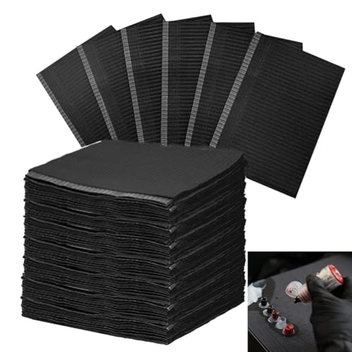 125PCS Clinic Dental Bibs Disposable Apron Tattoo Cover Water/ink Proof No Leaks Great for Beauticians Tattoo Artists Nail Techs Aesthetics or Dental Technicians