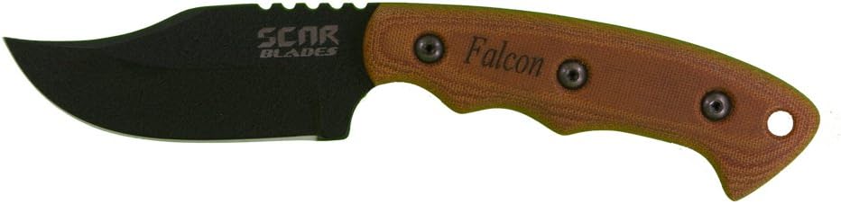 Falcon Knife, Powdercoat Gray/Brown/Black