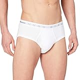 bañador slip hombre blanco Cintura con el logo de la marca