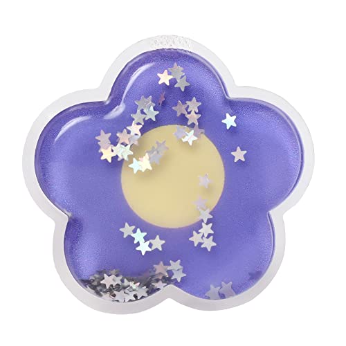 Image of KRZNA Gel Filled Mobile Holders Selfie Holder Designed for Kids, Girls and Teens. [ Gel Inside ]-(Model - Flower Purple)