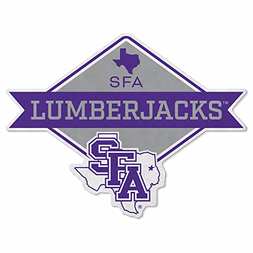 Rico Industries NCAA Stephen F. Austin Lumberjacks Diamond Shape Cut Pennant - Home and Living Room Décor - Soft Felt EZ to Hang