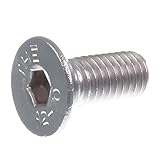 Art: Senkschraube, Kopfform: Senkkopf mit Innensechskant