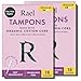 Rael Organic Cotton Unscented Tampons - Regular Absorbency, BPA Free Plastic Applicator, Chlorine Free, Ultra Thin Applicator with Leak Locker Technology (32ct Total), Pack of 2 (Regular)