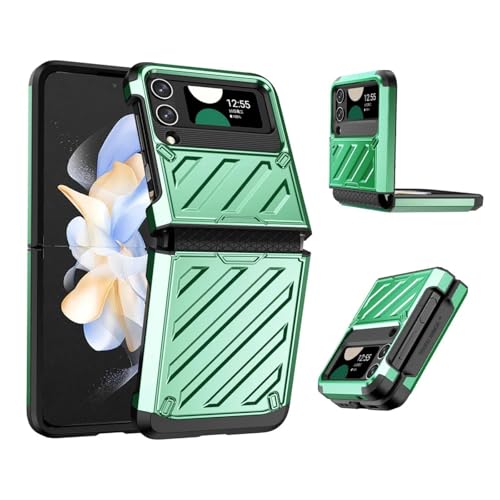 Coque Z Flip 5 pliable avec protection de charnière renforcée en couleur vert
