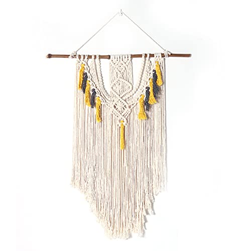 Tapisserie murale macramé MARMODAY bohème pour salon