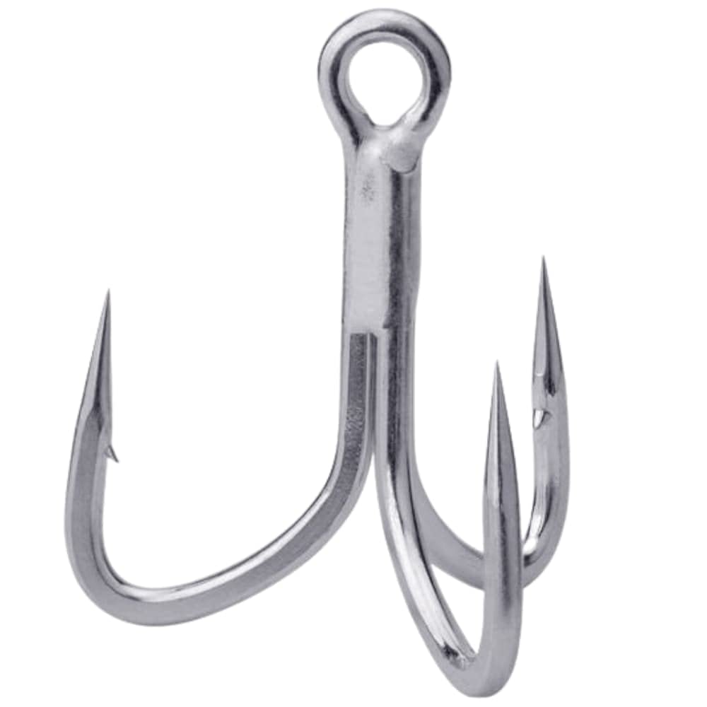 BKK VIPER-41 Treble Hook | 4X | Saltwater Corrosion Resistant Bright Tin Coating | Hand Ground Point | Heavy Duty Lure Hook, Popping, Stickbaits