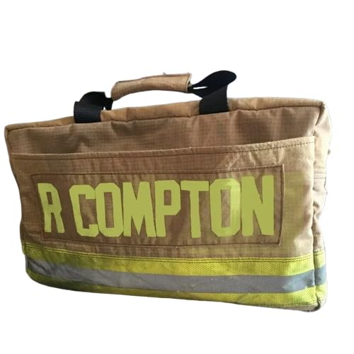 Custom Name Firefighter Equipment Duffel Bag, Personalized Firefighter Gear Bag with Shoulder Straps Waterproof Large Gear Storage Bag Firefighter Fire Safety Bags Firefighter Gift (Style2)