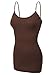Emmalise Clothing Women's Basic Casual Plain Long Camisole Cami Top Tank