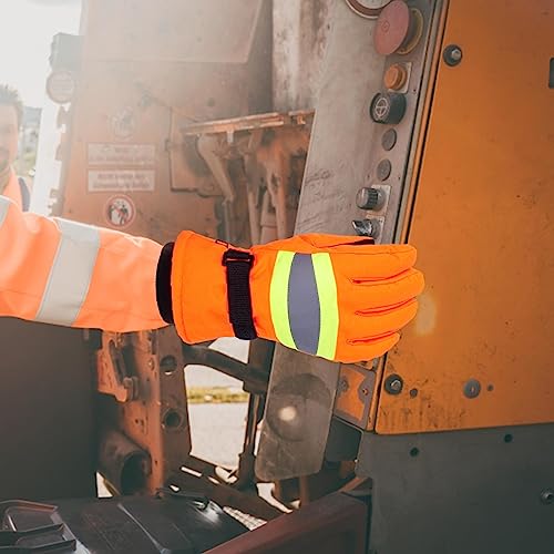Trabalho Mens,Luvas Refletivas para Controle Segurança no Trânsito - Trabalho Refletivas Controle Tr