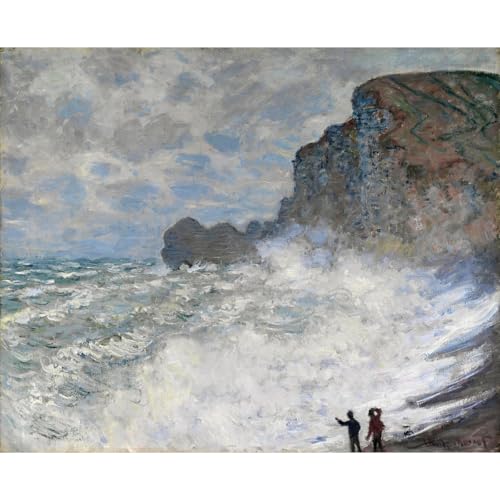 Poster Monet Etretat grand format pour créer une ambiance marine salon