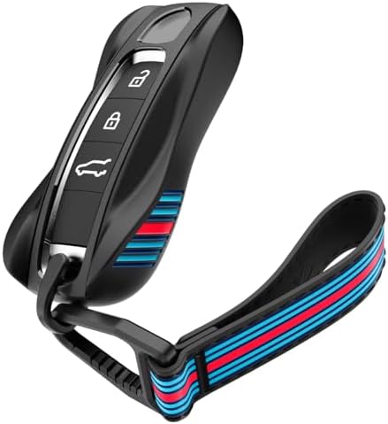 Spigen for Porsche Key Fob Cover Key Shell [Titanium Hinge-Free Carabiner & Vintage Racing...