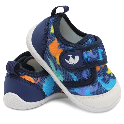 Image of FEETCITY Baby Walking Shoes Boys Girls Infant Barefoot Shoes Breathable Lightweight Baby Slip On Shoes
