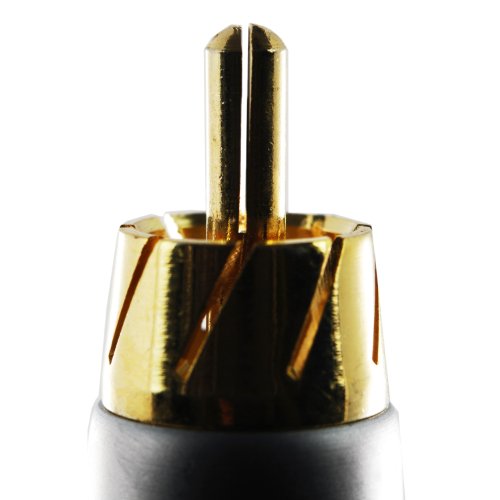 Mediabridge™ Ultra Series Digital Audio Coaxial Cable (2 Feet) - Dual Shielded With Rca To Rca Gold-Plated Connectors - White - (Part# Cj02-6Wr-G2) #TOP4