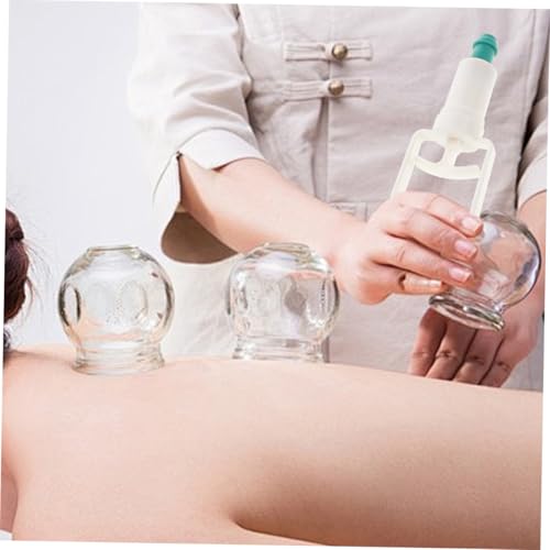 PartyKindom 2 Unidades Bombas Manuales de Ventosa para Terapia con Ventosas, con Accesorios Reemplazables, Dispositivo Cómodo para Cuerpo miniatura 7