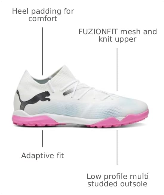 Image of PUMA Mens Future 7 Match Turf Soccer Cleats - White