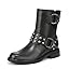 Black Stud Leather