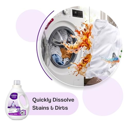 Image of Ultra Wash Liquid Detergent 5000ml - Front Load & Top Load Machine Wash | Calintro LD-Lavender | Gentle on Fabrics, Tough on Stains, Eco-Friendly, Residue-Free, Long-Lasting Freshness