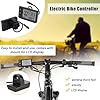 CYSFETENA Electric LCD Display, 48V Control Panel LCD Display Meter Display Meter Controller Waterproof S866 Ebike Display Electric Scooter Conversion Kit for 22.2mm #2