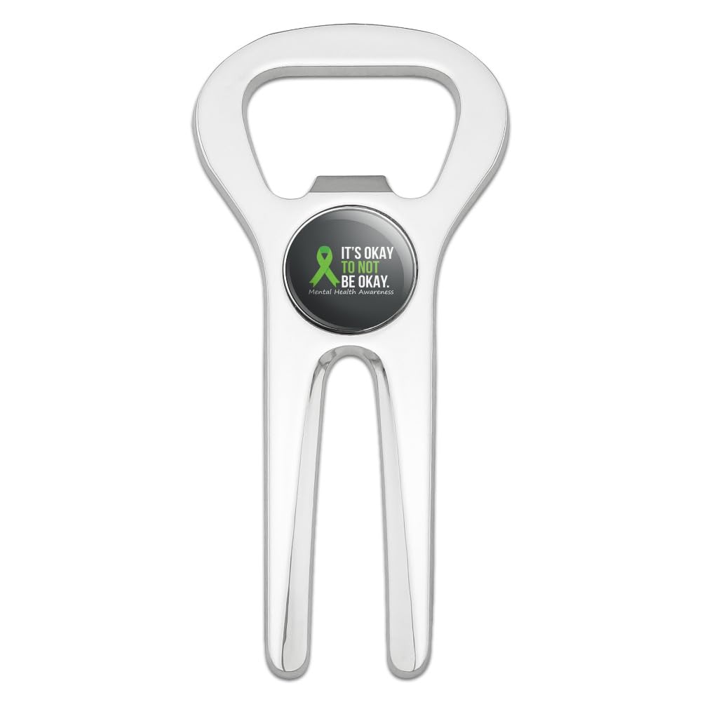 Graphics & More Mental Health Awareness Its Okay Golf Golfing Divot Repair Tool Bottle Opener