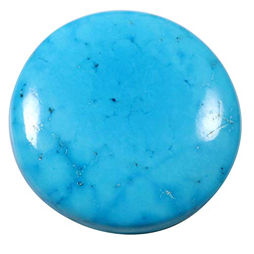 Magnésite cabochon turquoise ronde 35,55 ct pour réparer et créer vos bijoux