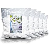 2500pc Full Box (5X 500pc Bags) | RE-GEN 100% Natural Cotton Wool Balls Healthcare Dressing Cleaning Cotton Wool Pads | Ideal for First Aid, Health & Beauty, Personal Care, Cosmetics