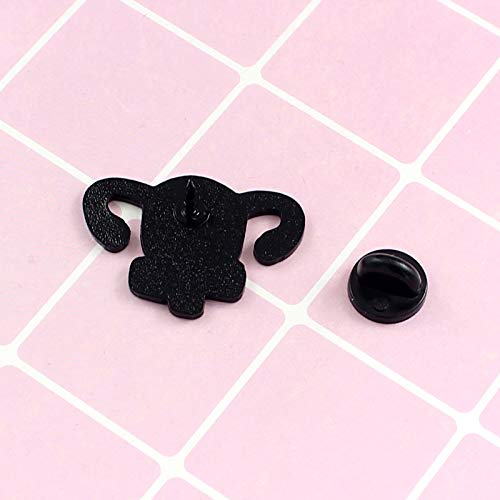 Image of Uterus Ovary Pin Feminist Medical Symbol Female Organ Gynecologist Nurse Gift Jewelry Brooch Pins