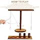 Joycabin Hooks Ring Toss Game für Kinder Erwachsene, Ring Toss Hook und Ring Indoor, Toss Haken und Ring Spiel, Haken Ring Toss Game, Interaktives Haken Ring Wurfspiel für Home Party