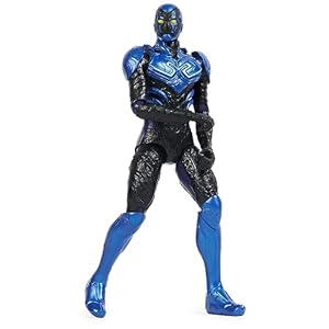 DC Comics, Hero-Mode Blue Beetle Action Figure, 12-inch, Easy to Pose, Blue Beetle Movie Collectible Superhero Kids Toys for Boys & Girls, Ages 3+