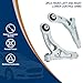 Torquizo 2 Pcs Front Left and Right Lower Control Arms Compatible with Jeep Cherokee 2014-2018