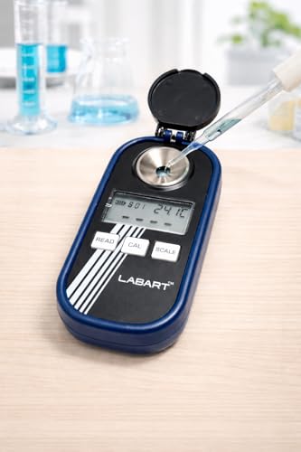 Image of LABART Digital DEF Urea Tester Refractometer for Car with 0-51%, RI, & Density