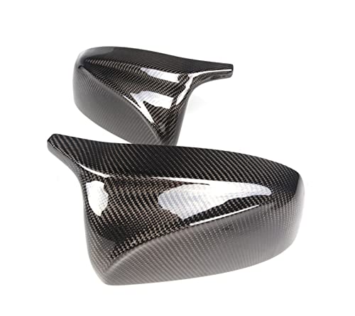 Miroir couverture voiture X6 E71 : paire de capuchons de remplacement ABS carbone