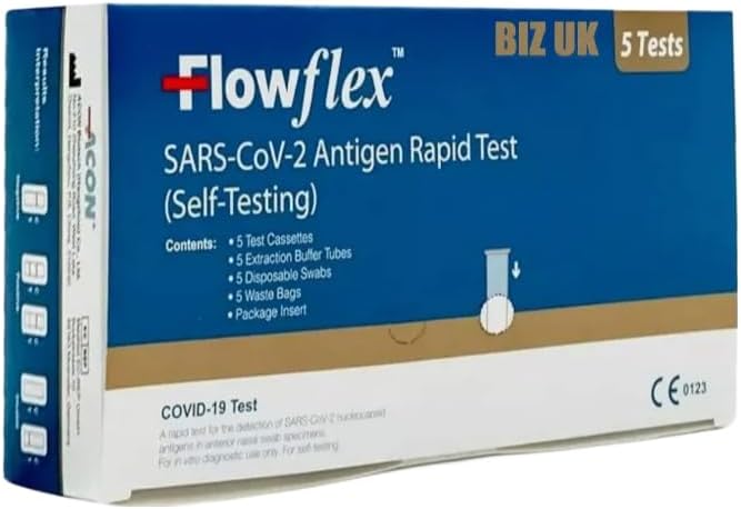 Flowflex Lateral Test Kit 5 Tests | Covid-19 for Self Care | Test Kit ...