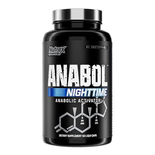 Anabol PM Nighttime Muscle Builder & Sleep Aid | Anabolic Muscle Building Supplement | Clinically Researched RIPFACTOR, Epicatechin & More | Post Workout Muscle Recovery & Strength – 60 Pills