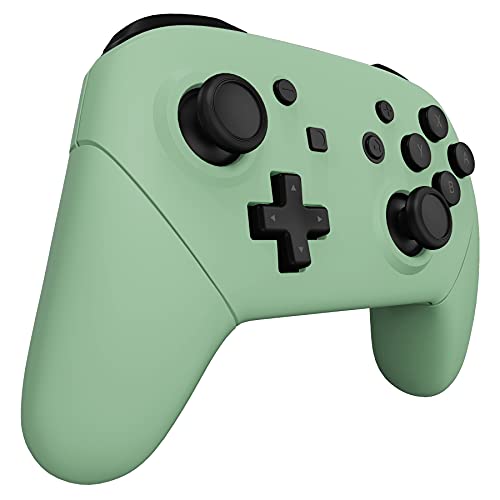 Extremerate Matcha Green Faceplate Backplate Handles For Nintendo Switch Pro Controller, Soft Touch Diy Replacement Grip Housing Shell Cover For Nintendo Switch Pro - Controller Not Included #TOP5