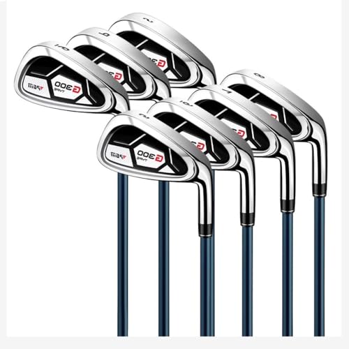 Planchas de Golf de Acero al Carbono con Mano Derecha 24-55 Grados Loft R/S Flex Single Club para Hombres Mujeres Deportes al Aire Libre Práctica y Entrenamiento