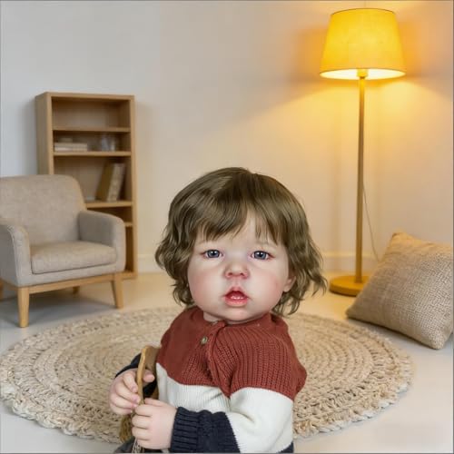 Muñeco bebé reborn realista de 20 pulgadas miniatura 6