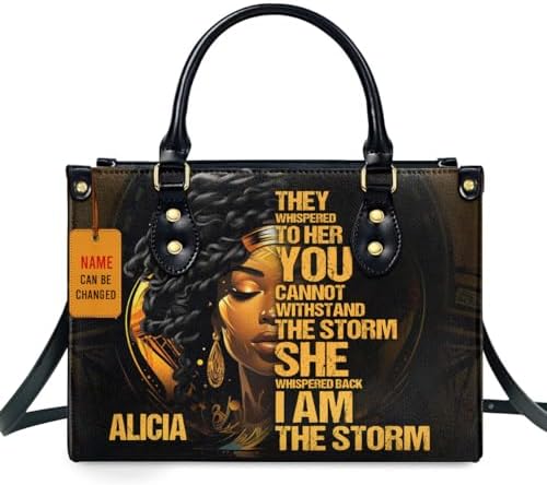 Sistabag Personalized Leather Handbag For African American - Chri...