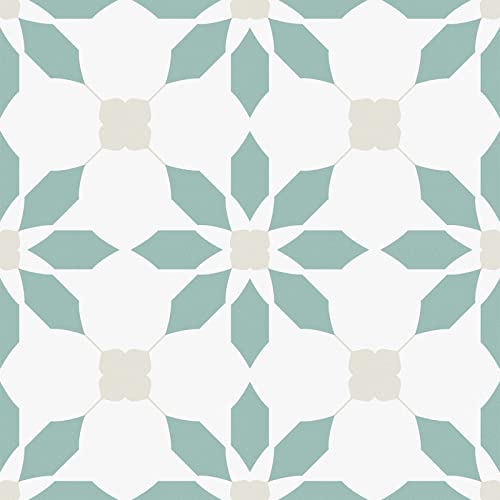 Morcart 20 Sheet Peel And Stick Floor Tiles, 8X8 Inches Light Blue Vinyl Flooring For Kitchen, Staircase, Apartment, Rv, Fireplace, Bathroom Peel And Stick Tiles For Floor,Stick On Floor Tiles #TOP15