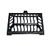 Natotela 20x12in Ductile Iron Atrium Drain Grate and Frame,Rectangular Beehive Catch Basin Inlet Grate,Cast Iron Atrium Grate Bolted with Base, Sewer Drain Grates Metal Gully Grate(Frame Size 21x15in)