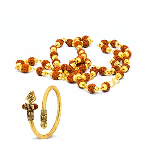 Mala en Rudraksha perles de prière chapelet hindou rosaire de méditation Japa Puja et yoga