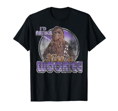 Star Wars Chewbacca Kiss A Wookiee Graphic T-Shirt