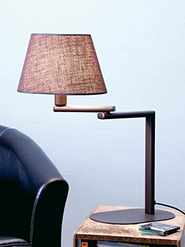 LUX CAMBRA Lámpara de Sobremesa Rústica : Modelo Hotel LC de 30x60x20cms