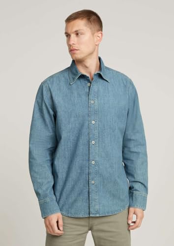 Camisa Regular Denim G-Star con tejido de algodón resistente para invierno 2