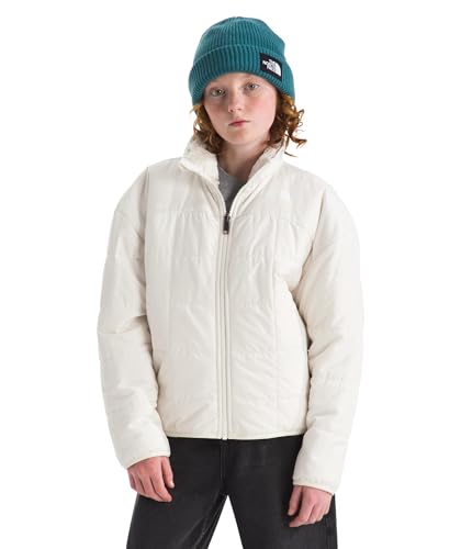 Image of THE NORTH FACE Girls Reversible Shasta Full Zip Jacket | Puffer Coat With Synthetic Insulation, Fleece Lined, Water Repellent