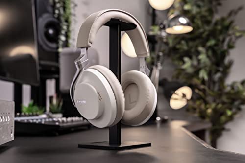 Image of Shure AONIC 50 Wireless Noise Cancelling Headphones, Premium Studio-Quality Sound, Bluetooth 5 Wireless Technology, Comfort Fit Over Ear, 20 Hours Battery Life, Fingertip Controls - White